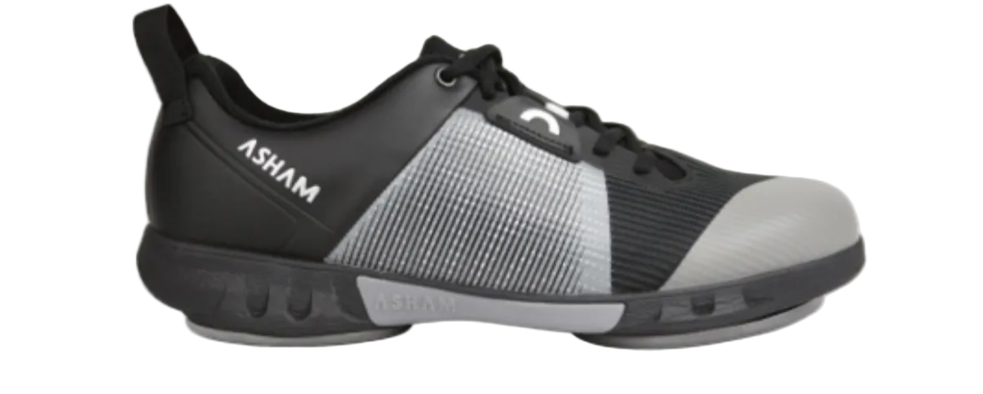 Quick Pick - Asham Men’s Apex Ultra Lite Shoes (Men’s 10, Right Handed, with Black Toe Dip, RDS Discs, and Asham Gripper)